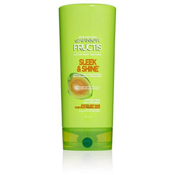 Garnier Fructis Sleek and Shine Conditioner, Frizzy, Dry, Unmanageable Hair, 21 oz, 3 Pack