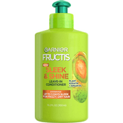 Garnier Fructis Sleek and Shine Leave In Conditioner with Argan Oil, 10.2 fl oz