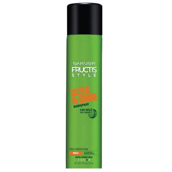 Garnier Fructis Style Sleek & Shine Anti-Humidity Hairspray, Ultra Strong Hold, 8.25 oz