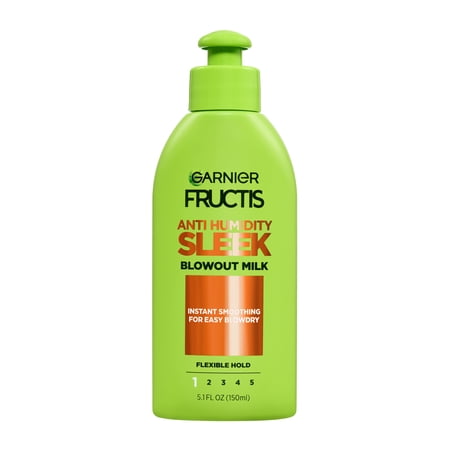 Garnier Fructis Style Anti-Humidity Smoothing and Straightening, All Hair Types, Milk, 5.1 fl oz
