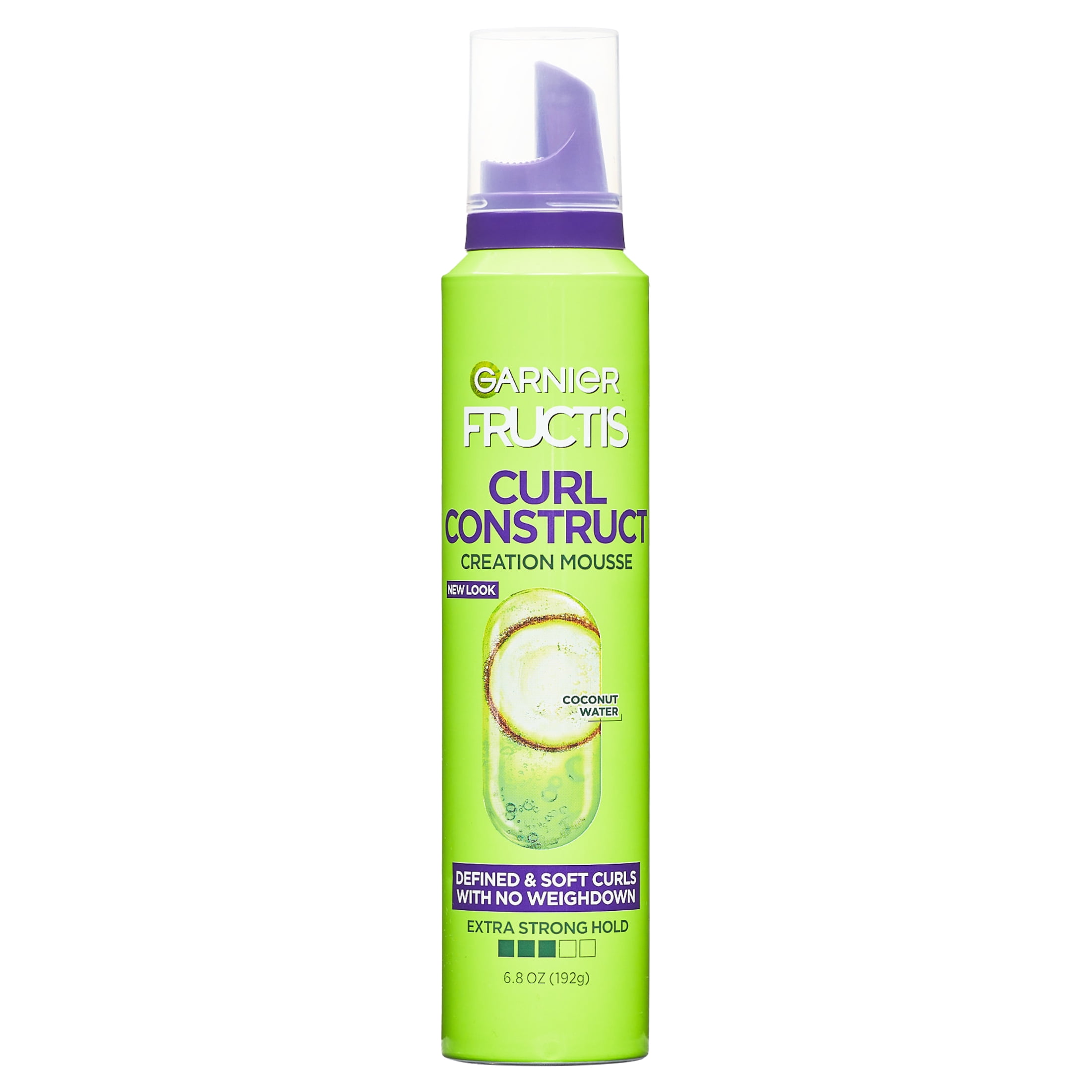 Garnier Fructis Style Curl Construct Creation Mousse, For Curly Hair, 6.8  oz
