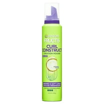 Garnier Fructis Style Curl Construct Creation Mousse, For Curly Hair, 6.8 oz.