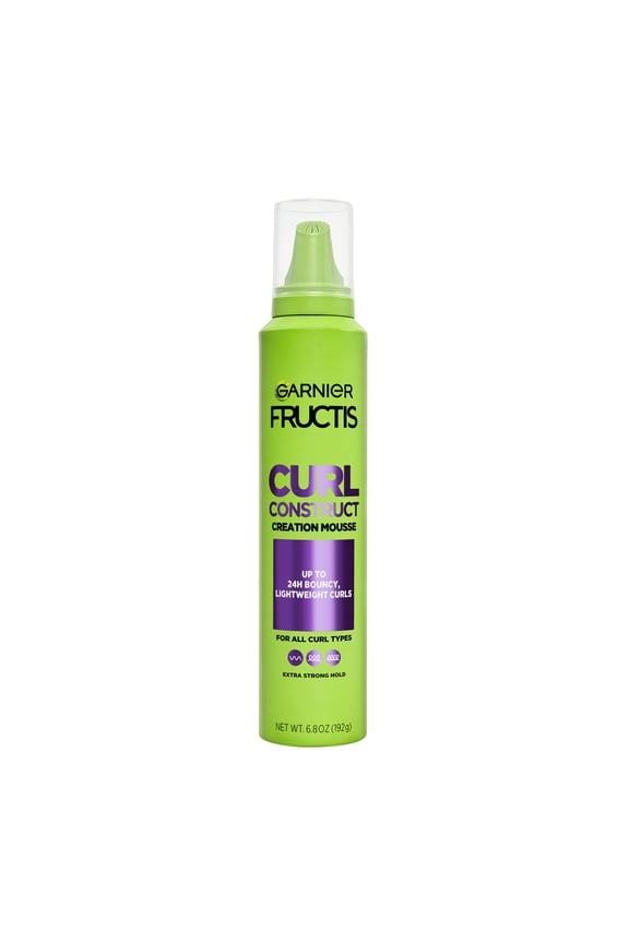 Fructis Style Curl Construct Creation Mousse, For Curly Hair, 6.8 oz.