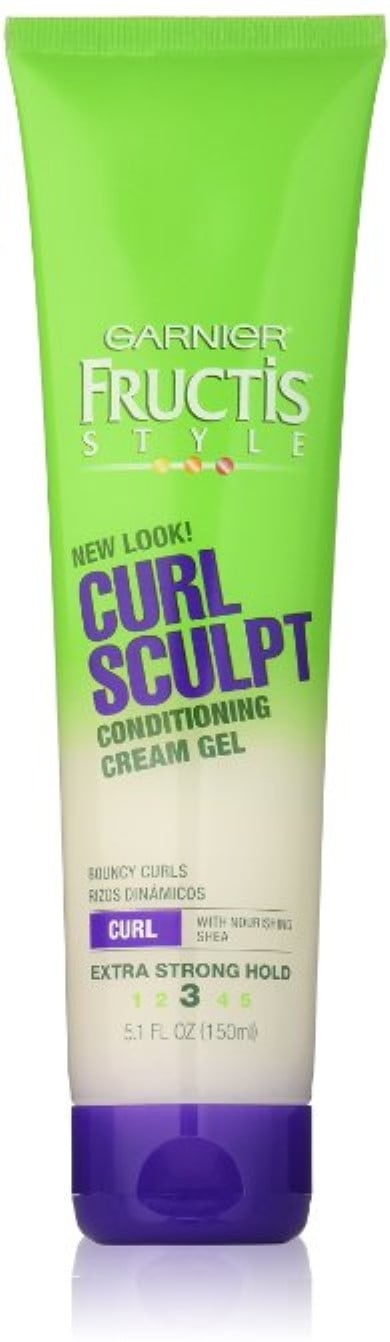 Garnier Fructis Style Curl Sculpting Cream-Gel, Extra Strong 5 oz (Pack of 6)