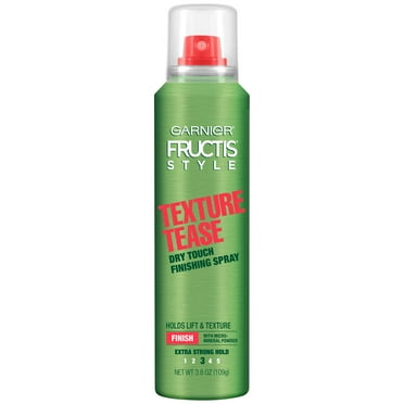 Garnier Fructis Style Texture Tease Dry Touch Finishing Spray, 3.8 Oz, 2 Count (Packaging May Vary)