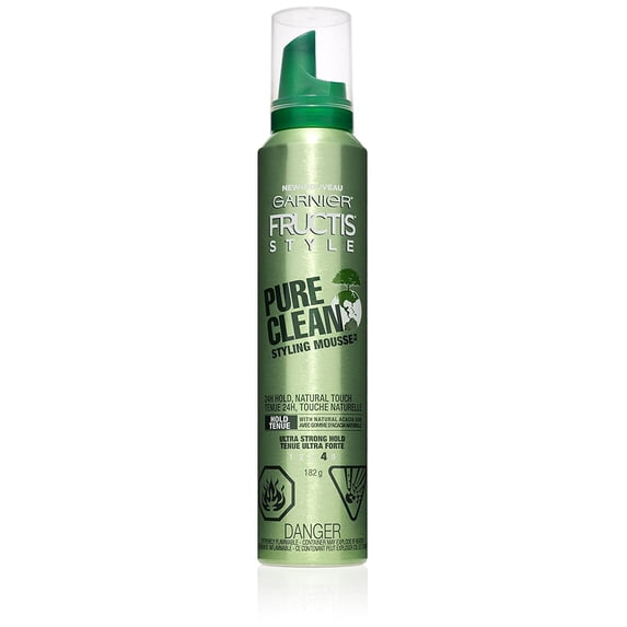 Garnier Fructis Style Pure Clean Styling Mousse, 6.4 Oz