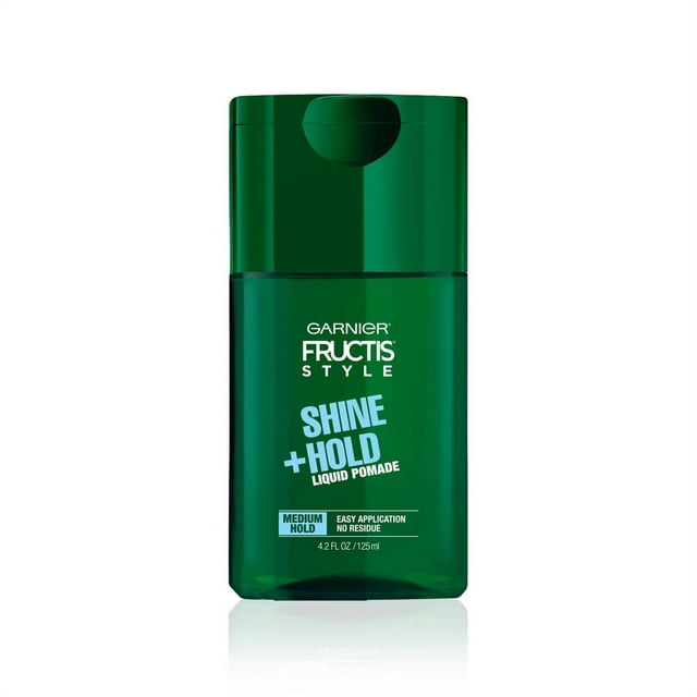 Garnier Fructis Style Shine and Hold Liquid Hair Pomade for Men, No Drying Alcohol, 4.2 oz.