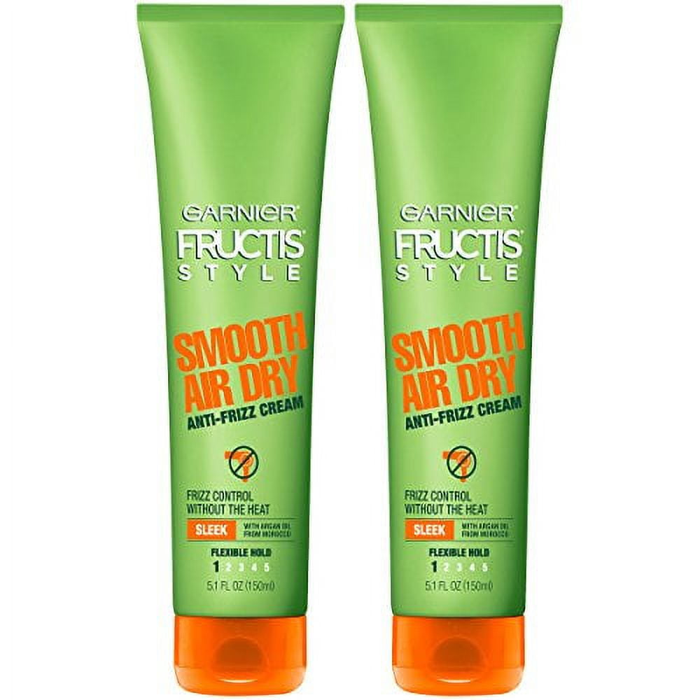 Garnier Fructis Style Smooth Air Dry Anti Frizz Cream 5.1 oz Pack of 2 Walmart