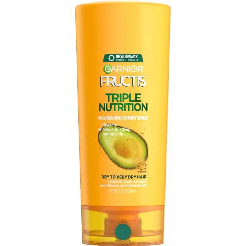 Garnier Fructis Triple Nutrition Conditioner, Dry to Very Dry Hair, 21