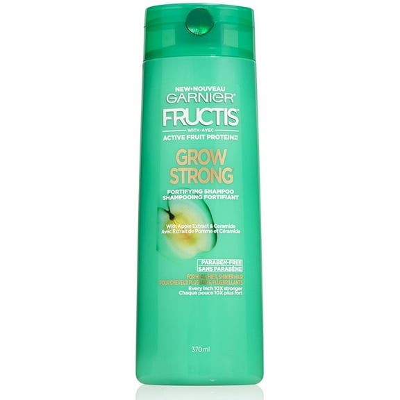Garnier Hair Care Fructis Grow Strong Shampoo 12.5 OZ (Pack of 4)