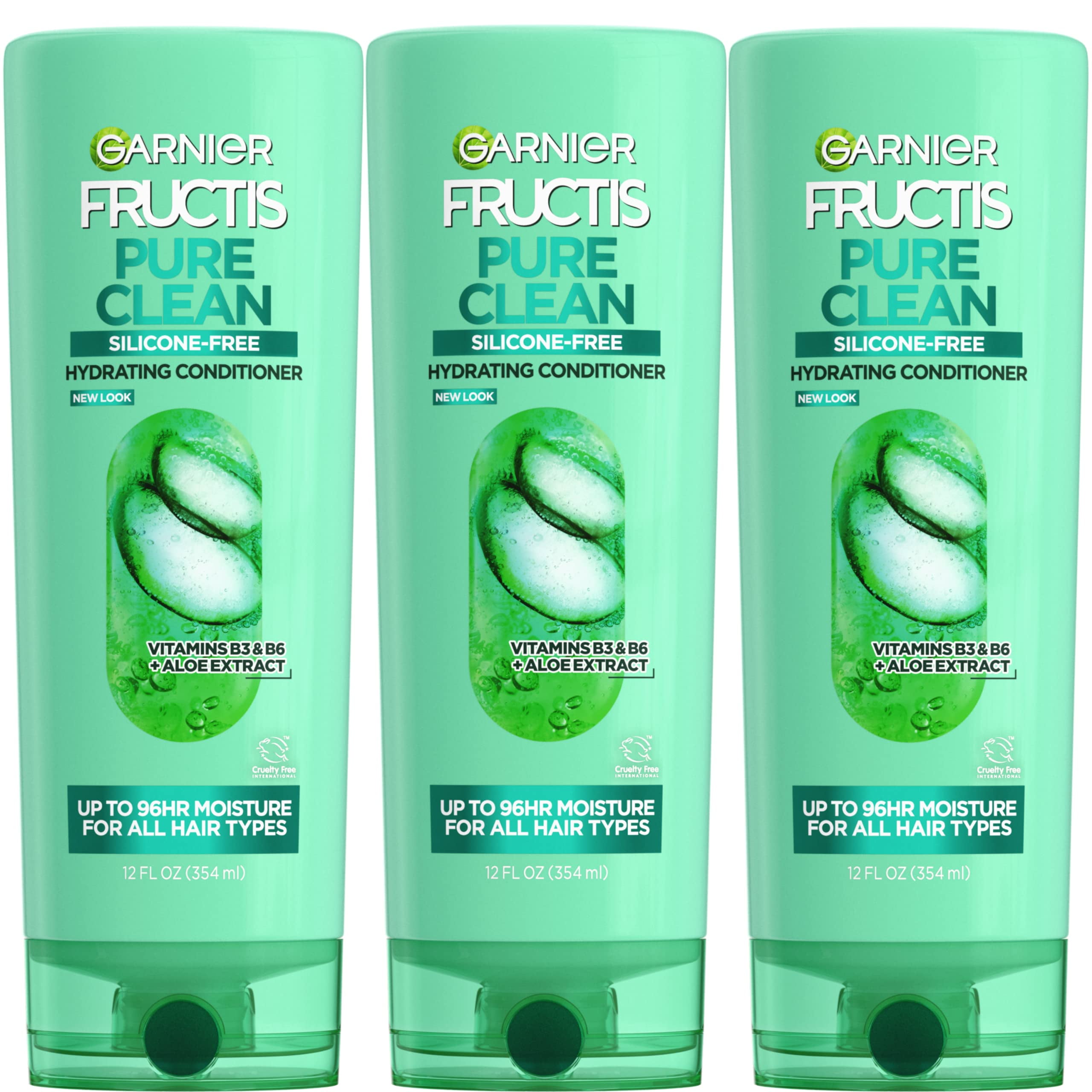 Garnier Garnier Hair Care Fructis Pure Clean Conditioner 12 oz (Pack of 3)