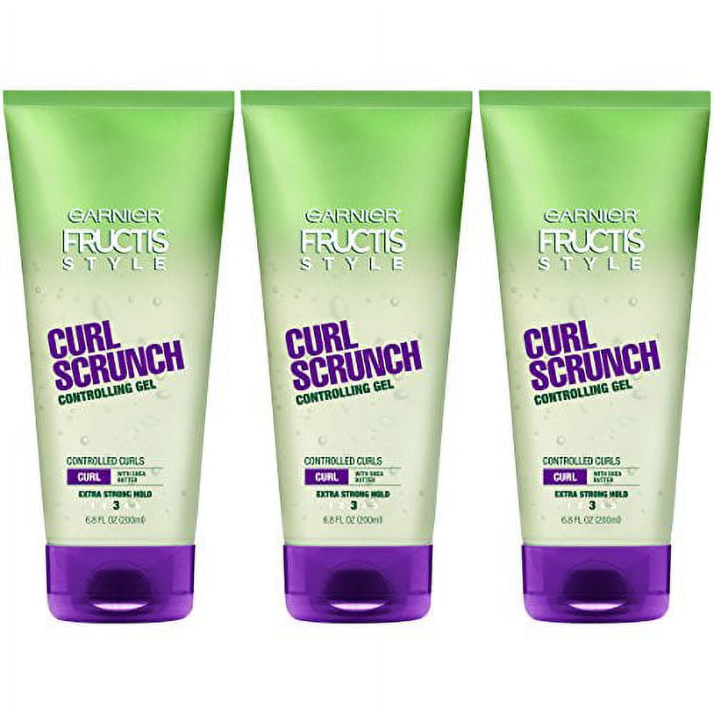 Garnier Hair Care Fructis Style Curl Scrunch Controlling Gel for Curly Hair, 6.8