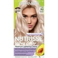 thumbnail image 1 of Garnier Hair Color Nutrisse Ultra Color Nourishing Creme, PL2 Ultra Light Platinum (Mascarpone Crème) Permanent Hair Dye, 1 Count (Packaging May Vary), 1 of 5