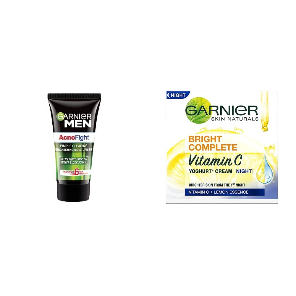 Garnier Men Acno Fight Pimple Clearing Brightening Moisturizer, 45g