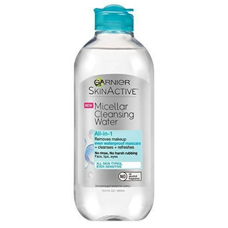 Garnier Micellar Cleansing Water 13.5 Ounce Removes Mascara