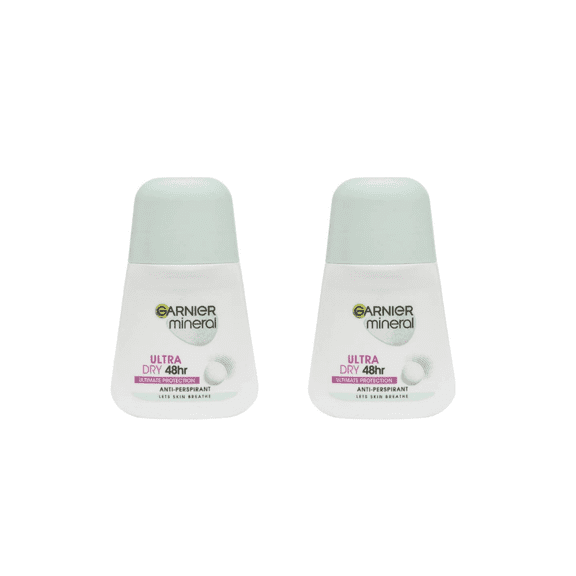 Garnier Mineral Ultra Dry Roll-On 50 ml / 1.7 fl oz 2 Pack