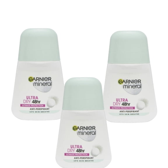 Garnier Mineral Ultra Dry Roll-On 50 ml / 1.7 fl oz 3 Pack