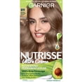 thumbnail image 1 of Garnier Nutrisse Nourishing Hair Color Creme, 811 Medium Extra Ash Blonde (Frozen Mochaccino), 1 kit, 1 of 13