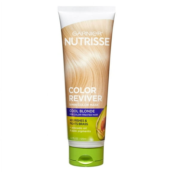 Garnier Nutrisse Color Reviver 5 Min Color Mask, Cool Blonde, 4.2 fl oz