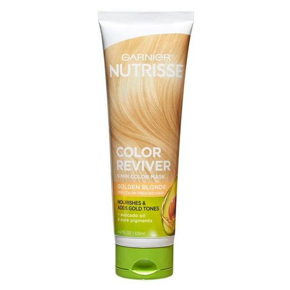 Garnier Nutrisse Color Reviver 5 Min Color Mask, Golden Blonde, 4.2 fl oz