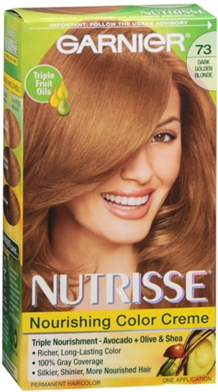 Garnier Nutrisse Haircolor - 73 Honeydip (Dark Golden Blonde) 1 Each (Pack of 3)