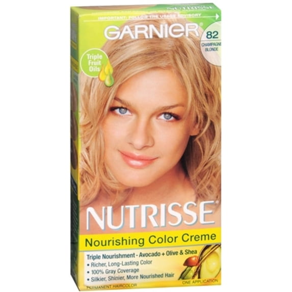 Garnier Nutrisse Haircolor - 82 Champagne Fizz (Champagne Blonde) 1 Each (Pack of 4)