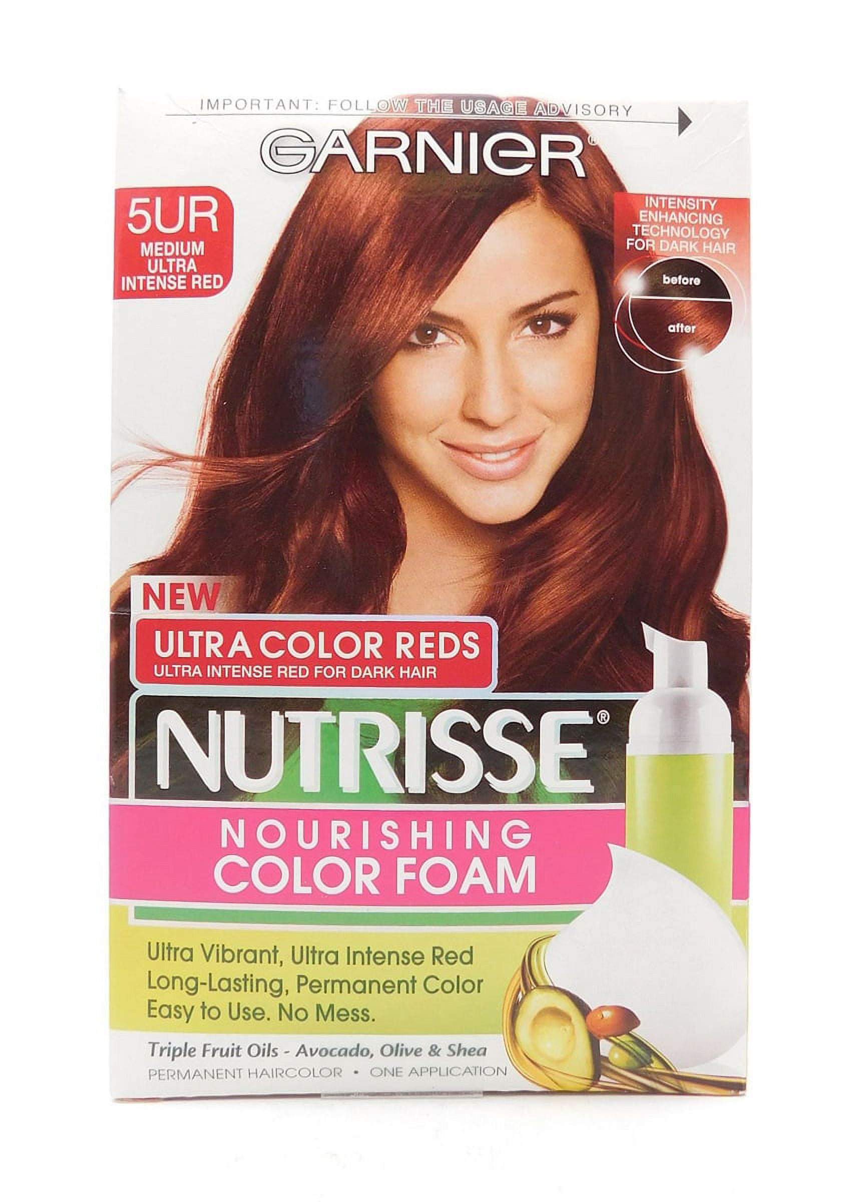 Garnier Nutrisse Ultra Color Nourishing Bold Permanent Hair Color Creme RC1 Med Copper Red