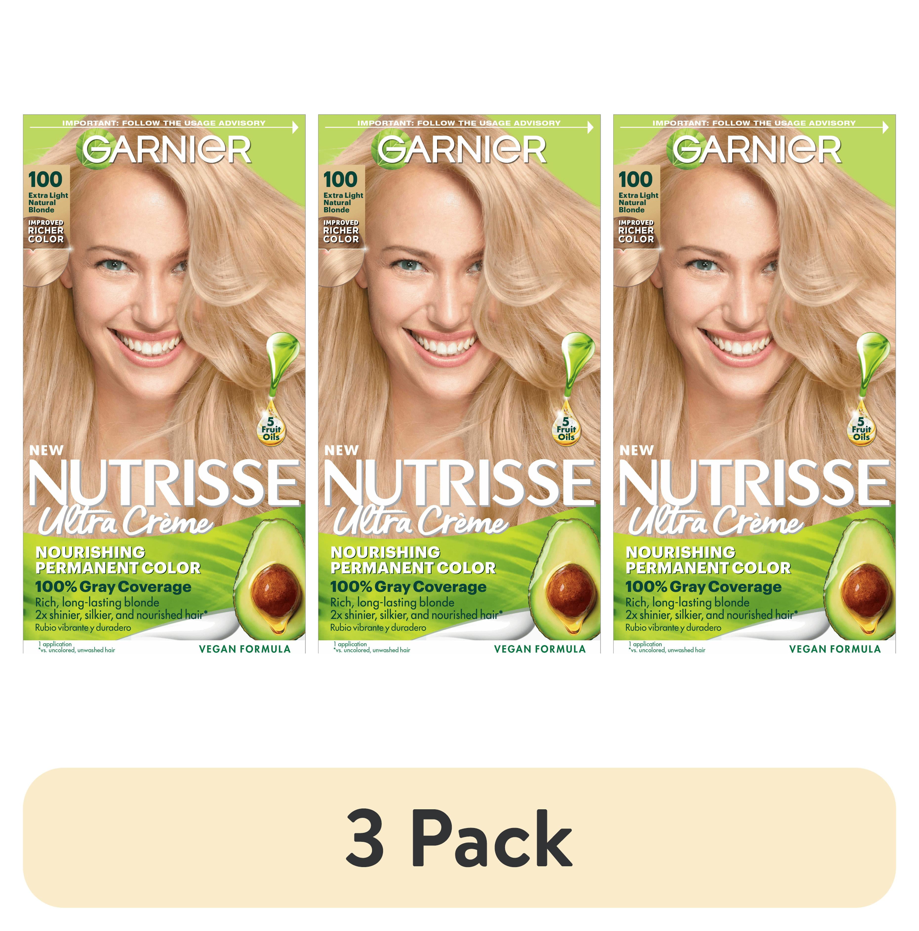 Garnier Nutrisse Nourishing Hair Color Creme, 100 Extra Light Natural ...