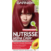 Garnier Nutrisse Nourishing Hair Color Creme, R3 Light Intense Auburn