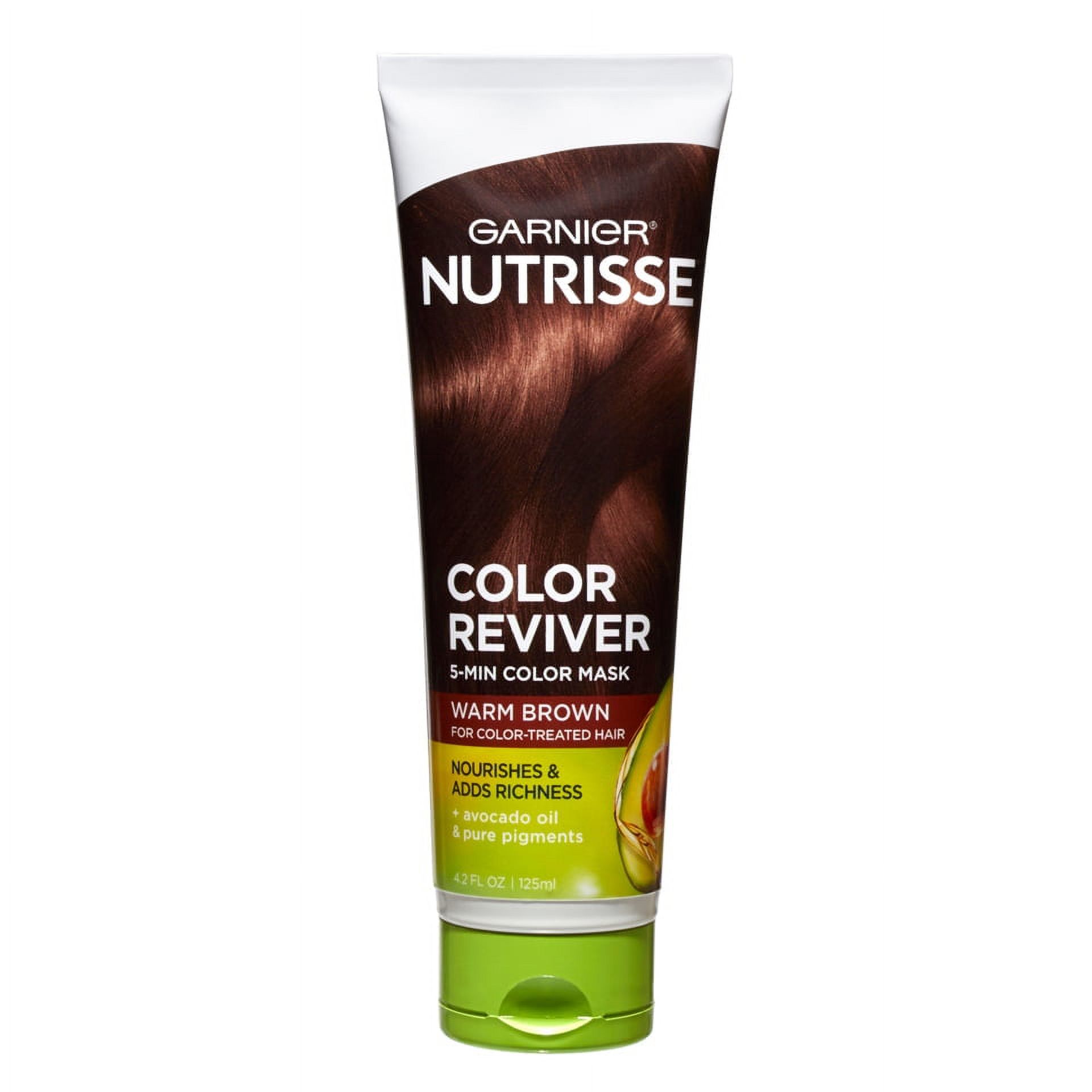Garnier Nutrisse Nourishing Hair Color Reviver, Warm Brown, 4.2 fl oz - image 1 of 7