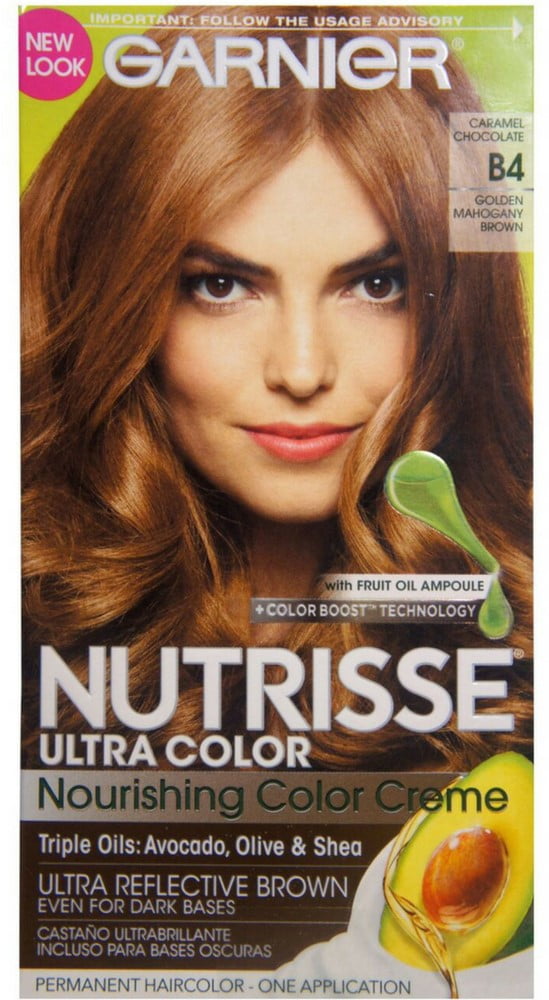 Garnier Nutrisse Ultra Color [B4] Caramel Chocolate, 1 ea (Pack of 6)
