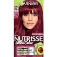 thumbnail image 1 of Garnier Nutrisse Ultra Color Hair Color Tool Kit, Permenant Hair Dye, RP1 Cherry Flamingo, 1 of 11