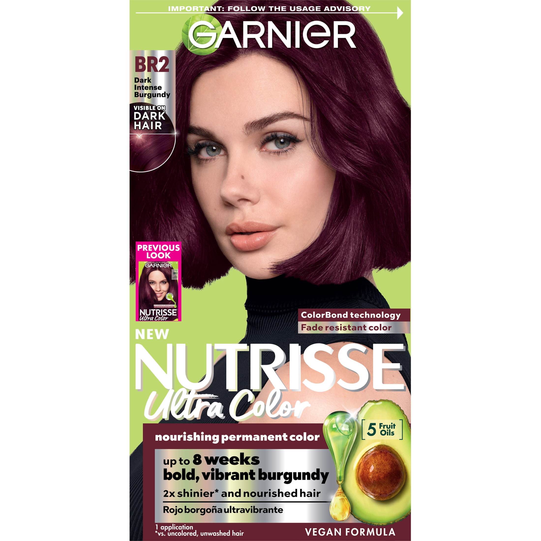 Garnier Nutrisse Dark Intense Burgundy Hair Color Nepal | Ubuy