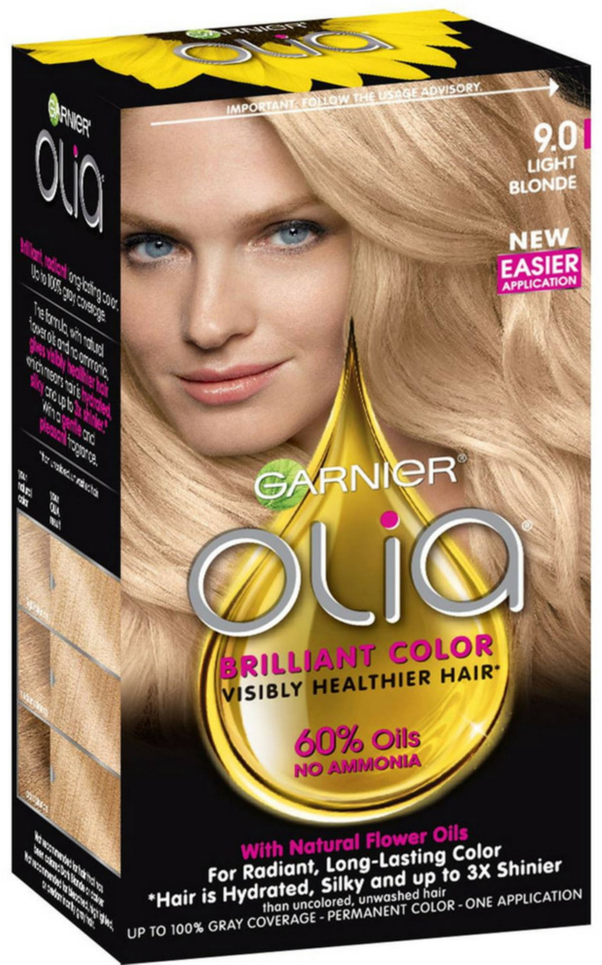 Coloration Garnier Olia N°9 - Blond Clair Radieux - Sans Ammoniaque - Crème - Neuf