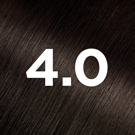 Garnier Hair Color Olia Ammonia-Free Brilliant Color Oil-Rich Permanent Hair Dye, 4.0 Dark Brown, 2 Pack