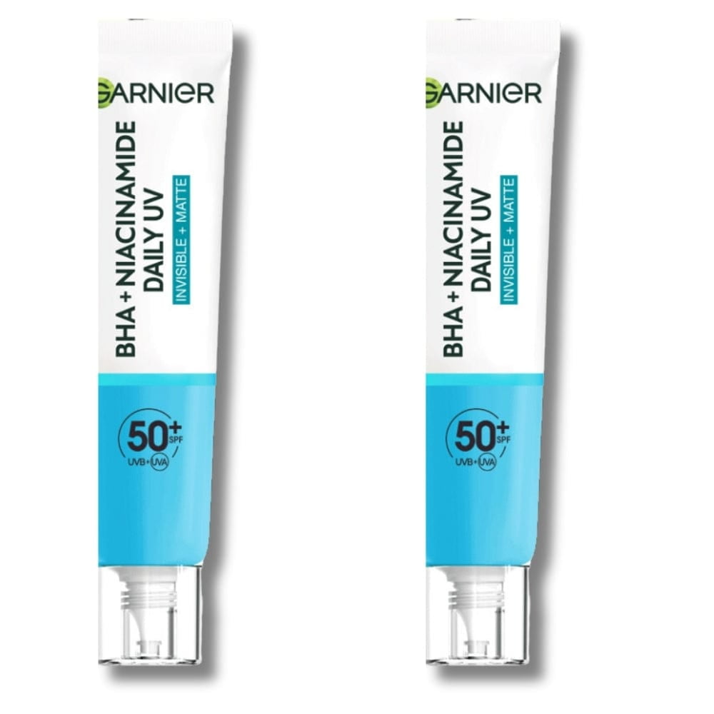 Garnier Pure Active BHA+Niacinamide Daily UV SPF50+ 40 ml 2 Pack