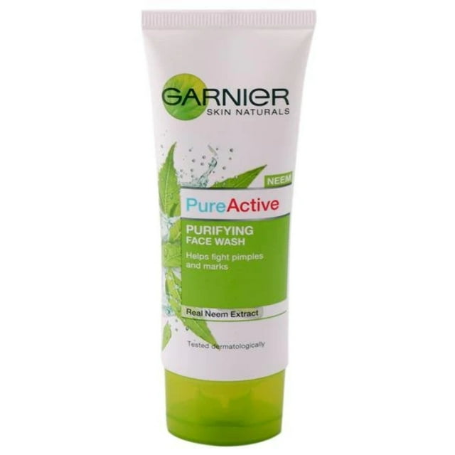 Garnier PureActive Purifying Neem Face Wash Real Neem Extract 100g