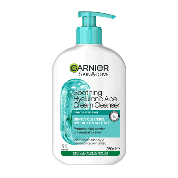Garnier Skin Active Hyaluronic Aloe Soothing Cream Cleanser 250 ml