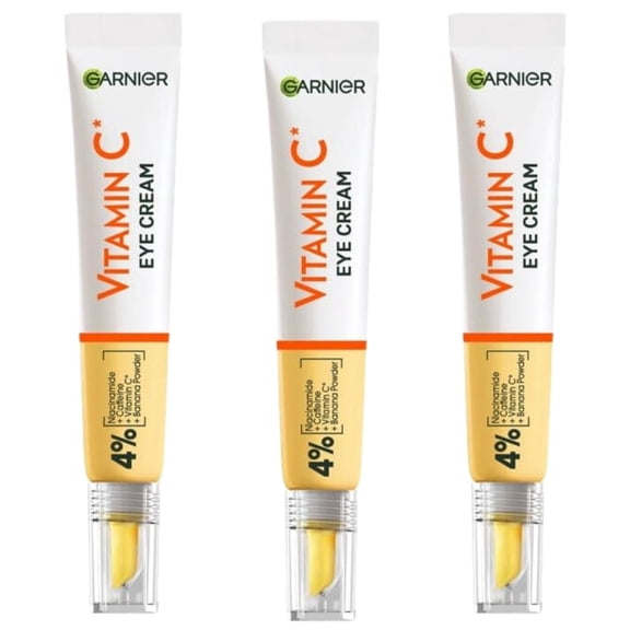 Garnier Skin Active Vitamin C Brightening Eye Cream 15 ml 3 Pack