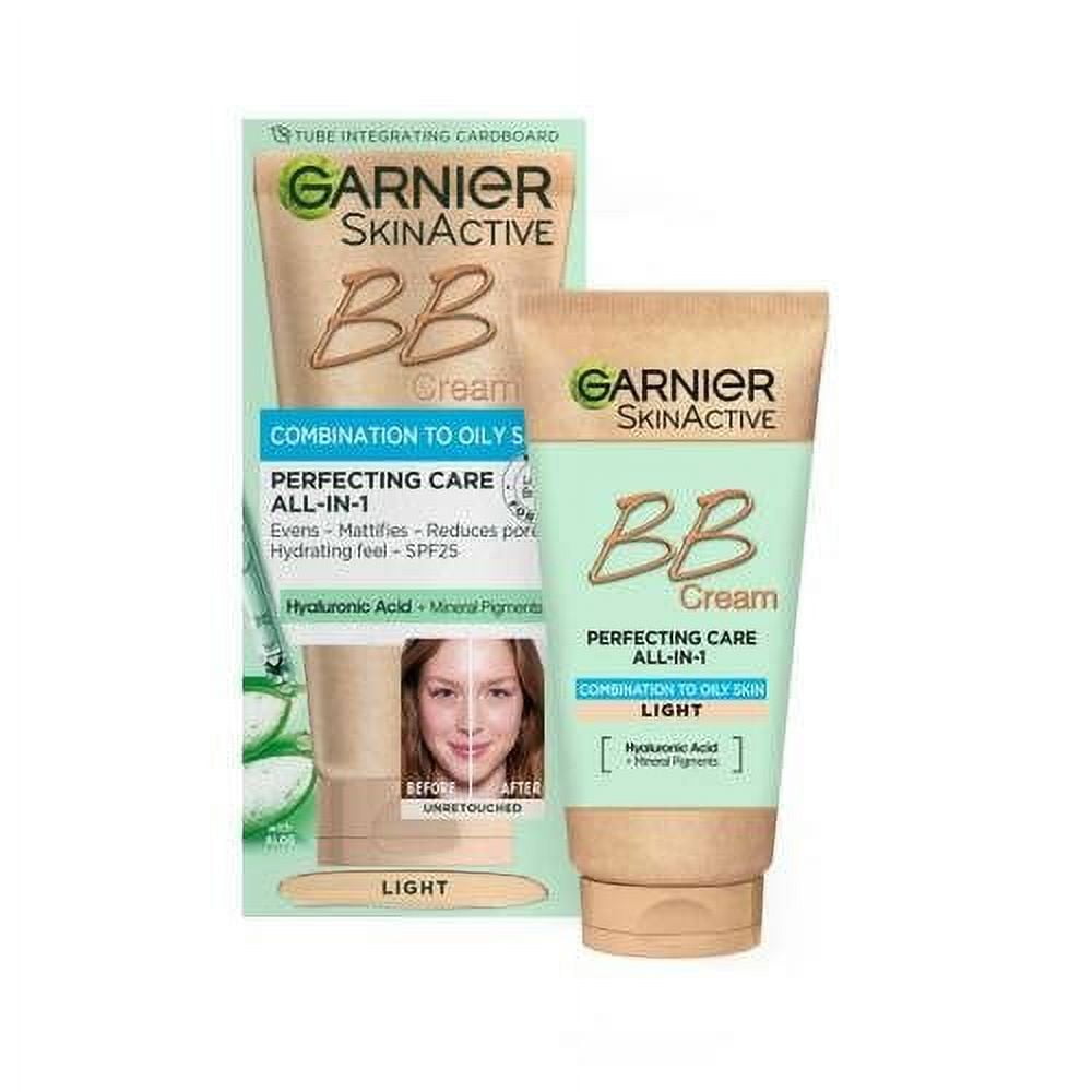 Garnier Skin Naturals BB Skin Cream, Hyaluronic Combination All-in-1 Oily Medium Aloe 50ml to