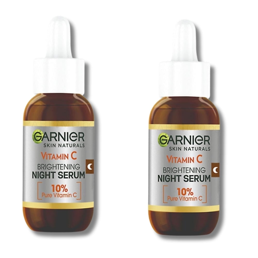 Garnier Skin Naturals Vitamin C Garnier Vitamin C Anti-Dark Spots & Brightening Night Serum 30 ml 2 Pack