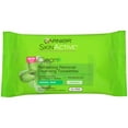 thumbnail image 1 of Garnier SkinActive Clean+ Refreshing Makeup Remover Wipes, 25 ct., 1 of 12
