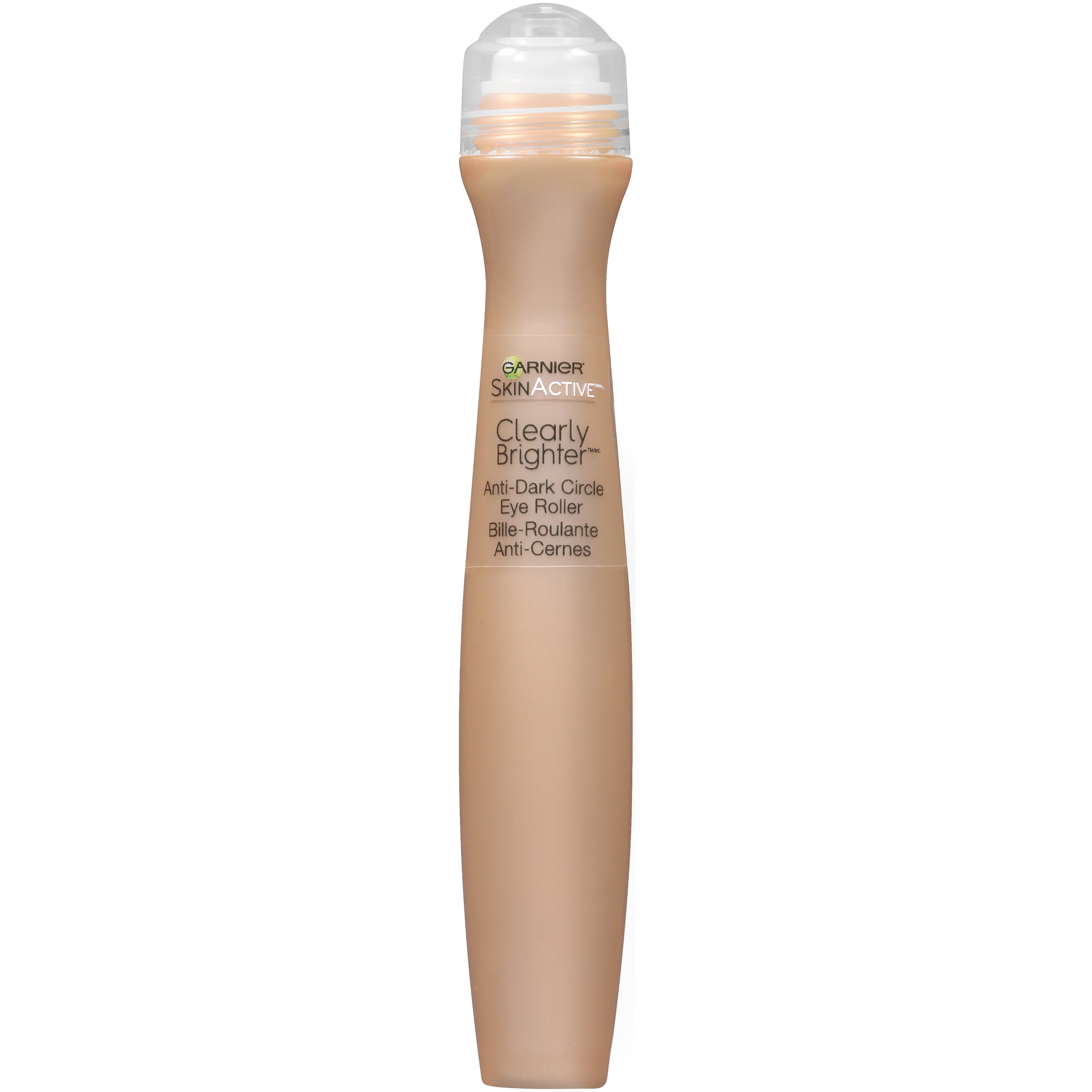 Garnier SkinCare Active Clearly Brighter Tinted Eye Roller, Light Medium, 0.50 Ounce Multicolor