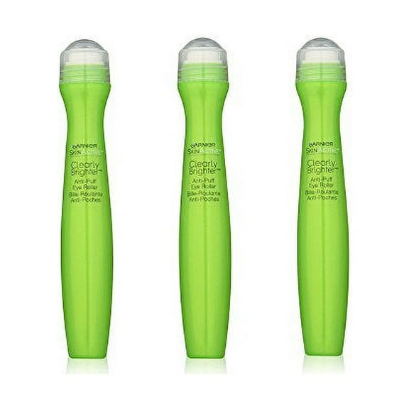 Garnier SkinActive Clearly Brighter Anti-Puff Eye Roller, 0.5 Ounce (Pack of 3)