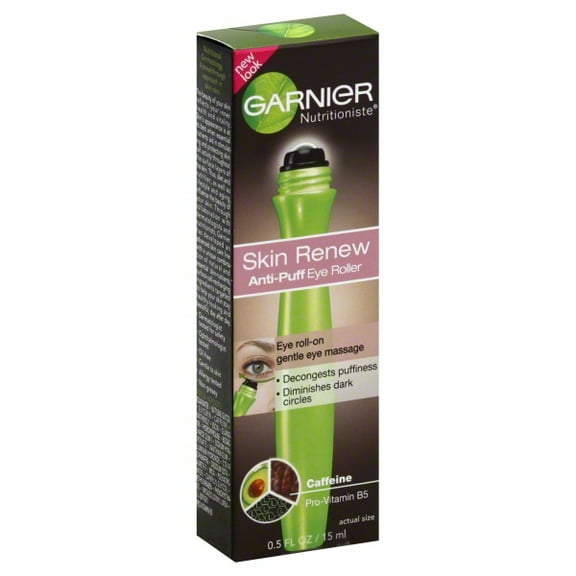 Garnier SkinActive Clearly Brighter Anti Puff Eye Roller, 0.5 fl oz