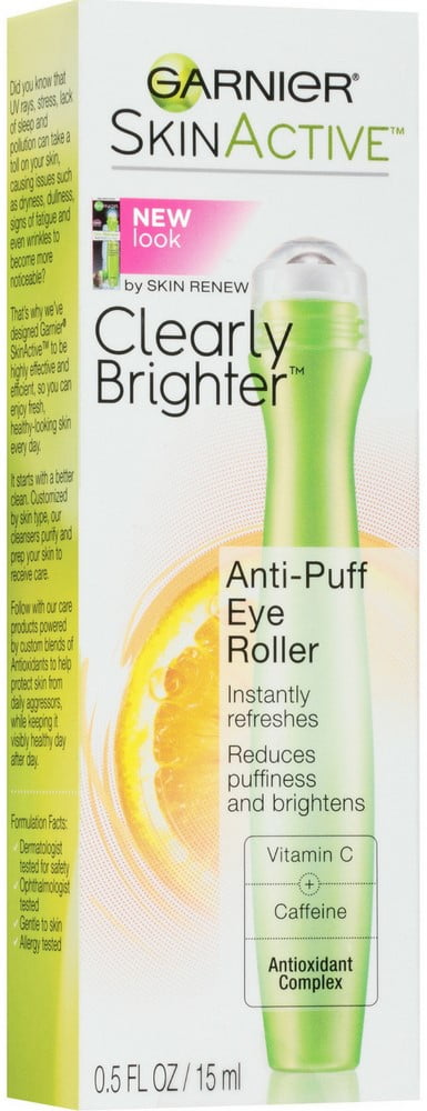 Garnier SkinActive Clearly Brighter Anti-Puff Eye Roller 0.5 oz (Pack of 4)