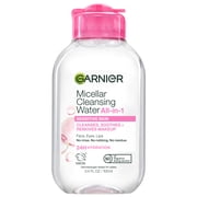 Garnier SkinActive Micellar Cleansing Water All in 1 Makeup Remover, Face Cleanser, 3.4 fl oz