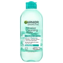 Garnier SkinActive Micellar Cleansing Water All in 1 Hyaluronic Acid Replump, 13.53 fl oz