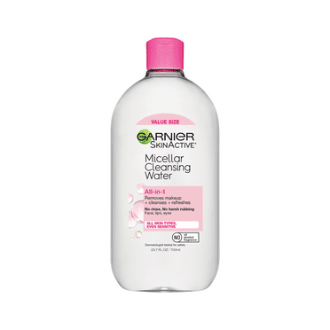 Garnier SkinActive Micellar Cleansing Water All in 1 Makeup Remover, Face Cleanser, 23.7 fl oz