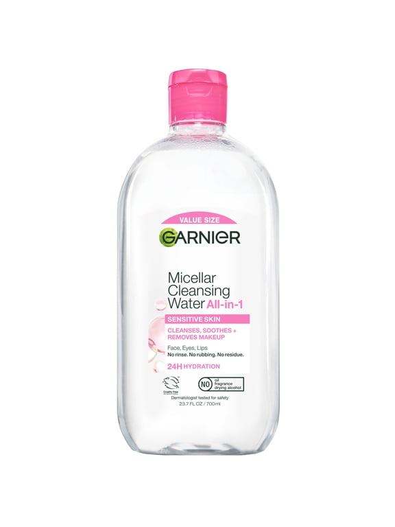 SkinActive Micellar Cleansing Water All in 1 Makeup Remover, Face Cleanser, 23.7 fl oz